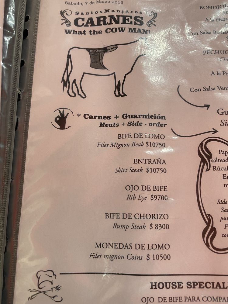 Santos Manjares Menu - Image 3