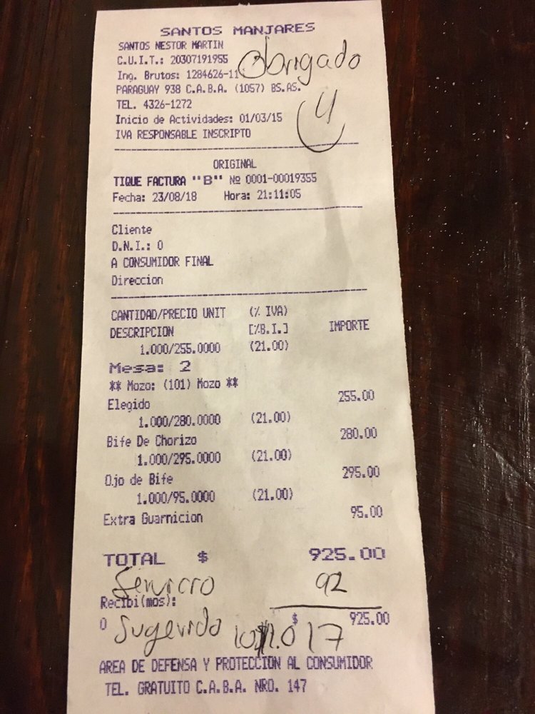 Santos Manjares Menu - Image 8